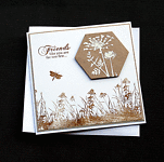 Friends Like You... - Handcrafted (blank) Card - dr18-0010